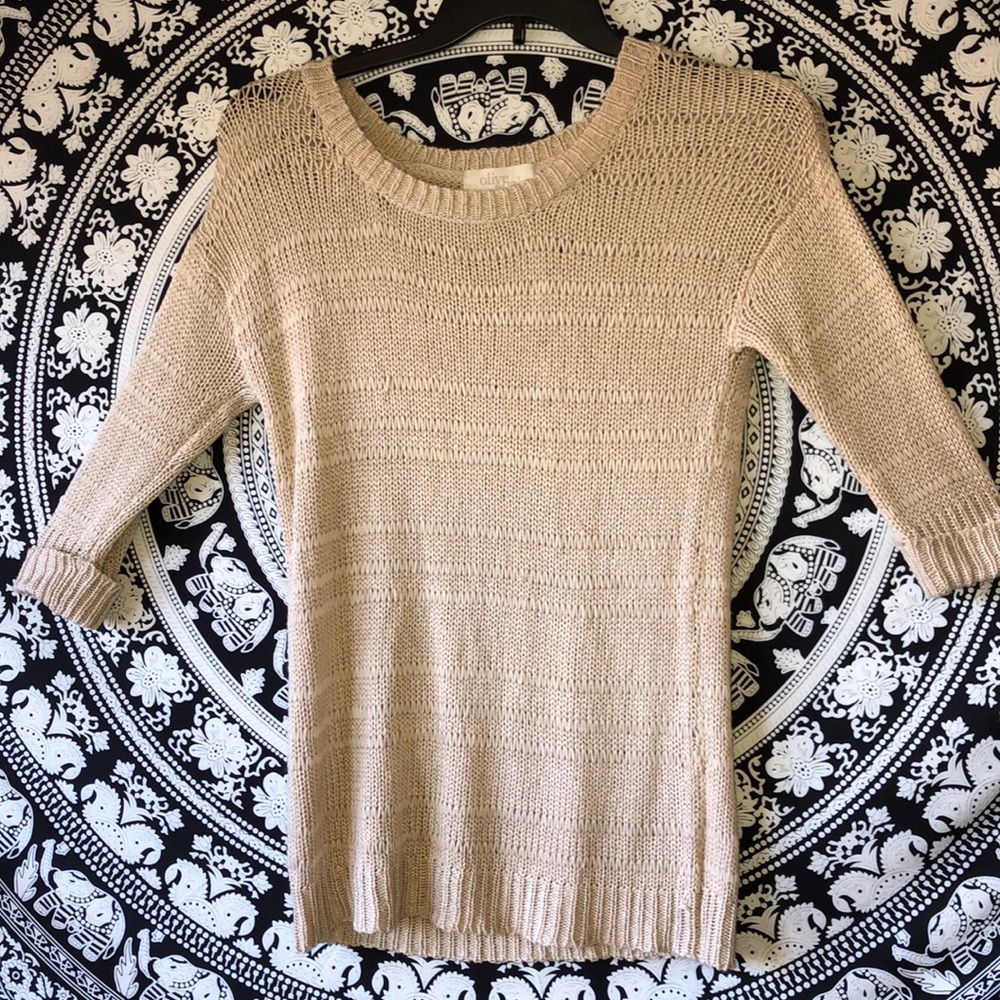 Tan sweater